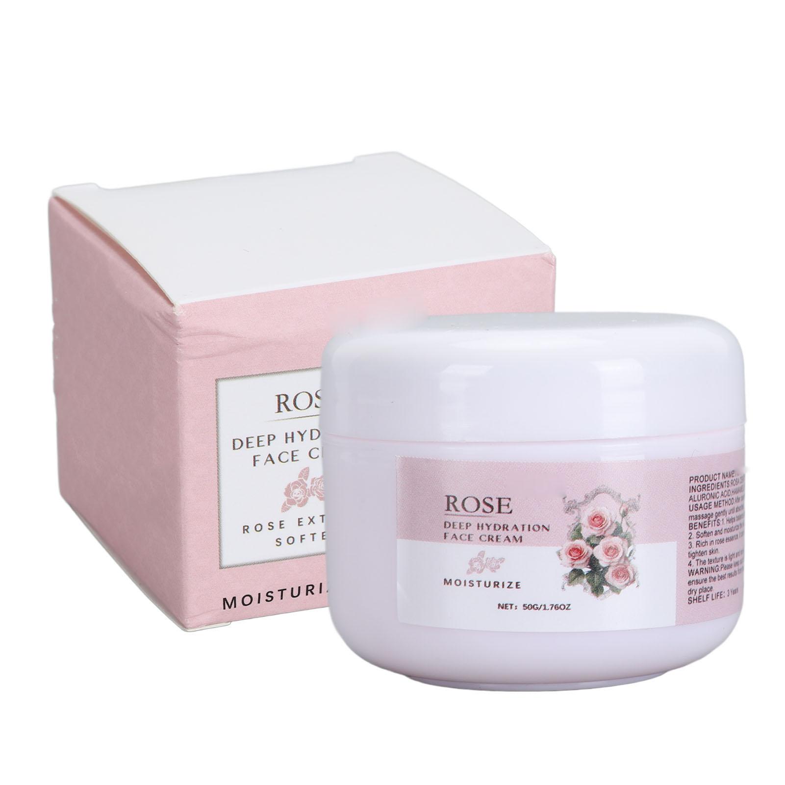 

2 шт. 50 г увлажняющий крем с розой, укрепляющий отбеливающий крем для ухода за кожей, уменьшающий морщины
