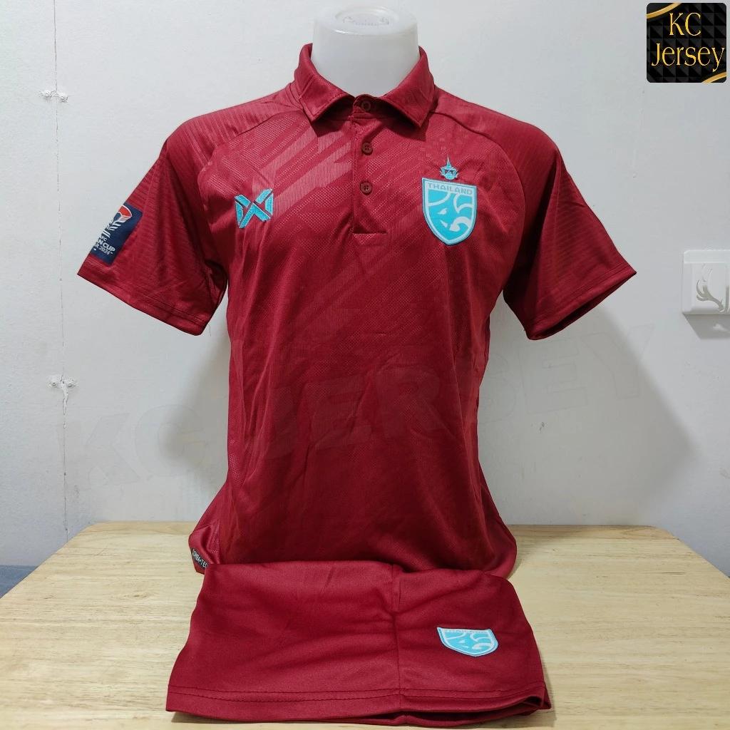 Thajsko FOTBAL NÁRODNÍ TÝM DRES TRIČKO DOMÁCÍ Potisk Mandarínský límeček Unisex Muži Ženy Rychleschnoucí Krátký rukáv Uniforma Logo Slon Sport