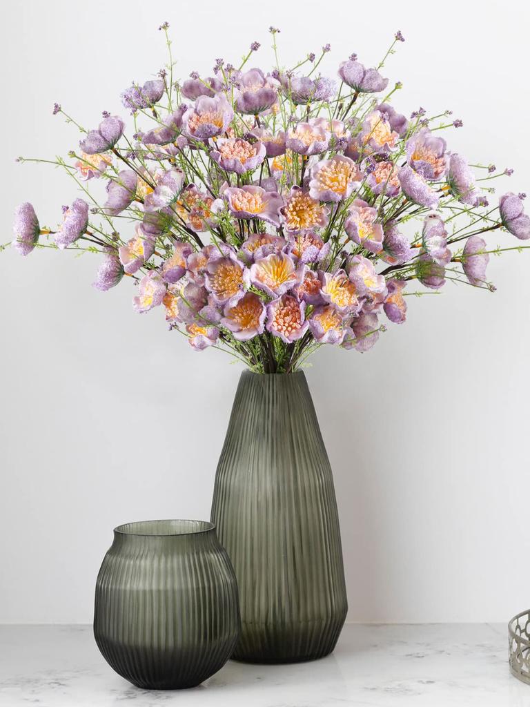 8 Adet Yapay Çiçekler 60cm Yapay Orman Gülü Çiçekleri Köpük Çiçekler Azalea Çiçekleri Ev Masaları Düğün Mutfak Dekoru için Sahte Çiçekler