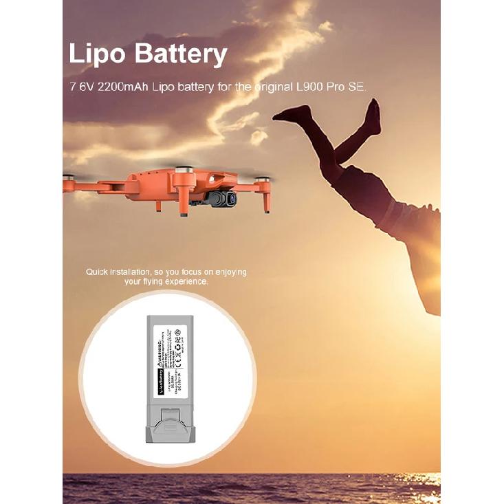 7.4V 2200mAh RC Lithium Battery Aircraft Model Accessories RC Drone Lipo Battery Replacement Spare Parts for L900 Pro SE