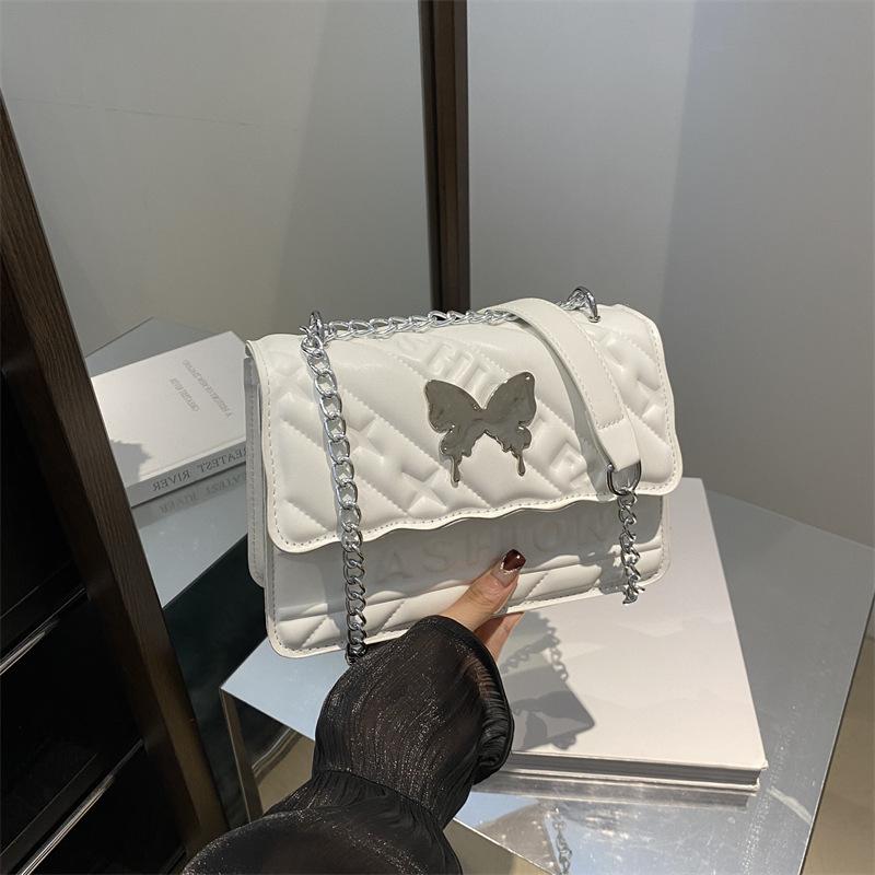 Schmetterling Kleine Tasche Damen Herbst Ausländischer Stil Vielseitige Kette Umhängetasche Schulter Kleine Quadratische Tasche