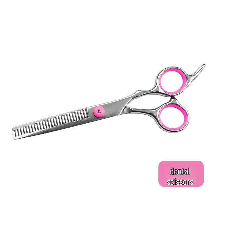 Stainless Steel Barber & Hairdressing Scissors Set: Flat Tooth & Thinning Options