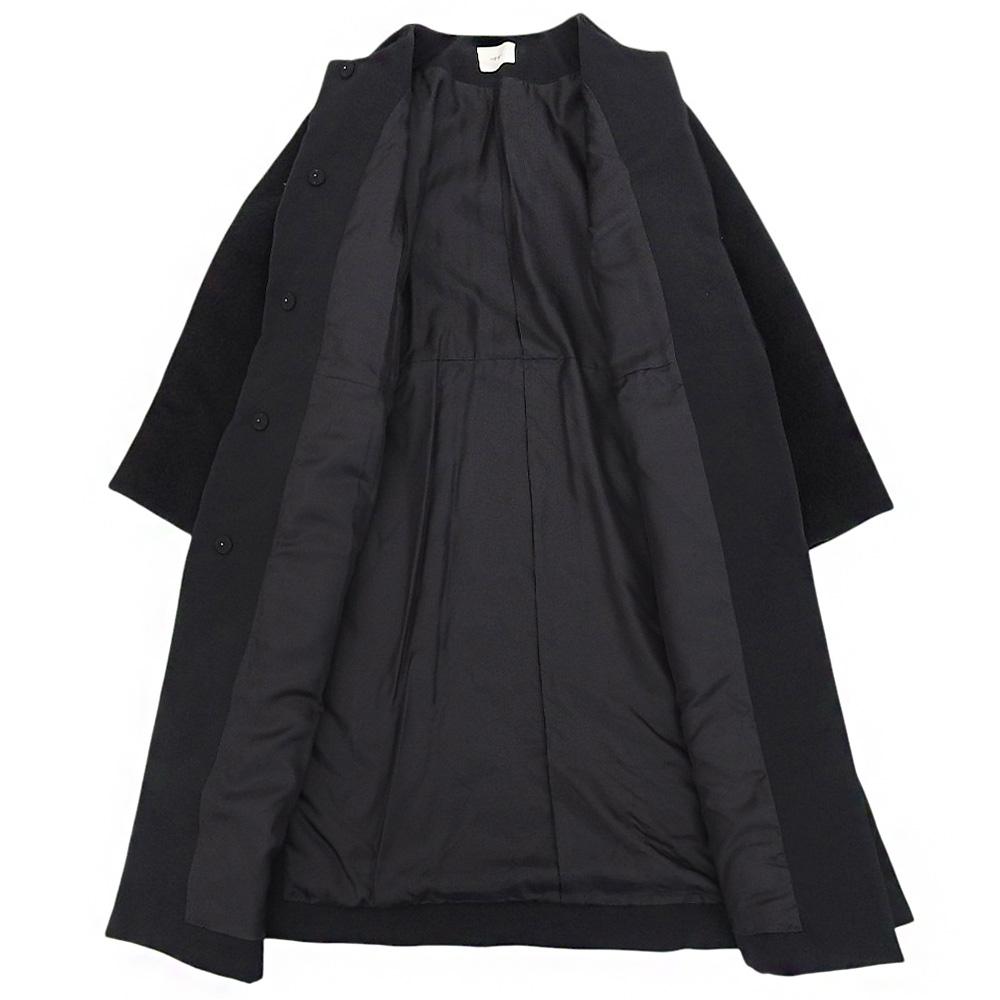 LE PHIL Women's Shaggy Quilted Long Coat, Black, Size 0, 534-9252003 Coat 0 blackUsed