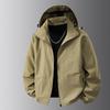New autumn and winter sunscreen clothing stand-up collar jacket men's jacket men's casual hooded trendy casual versatile jacket