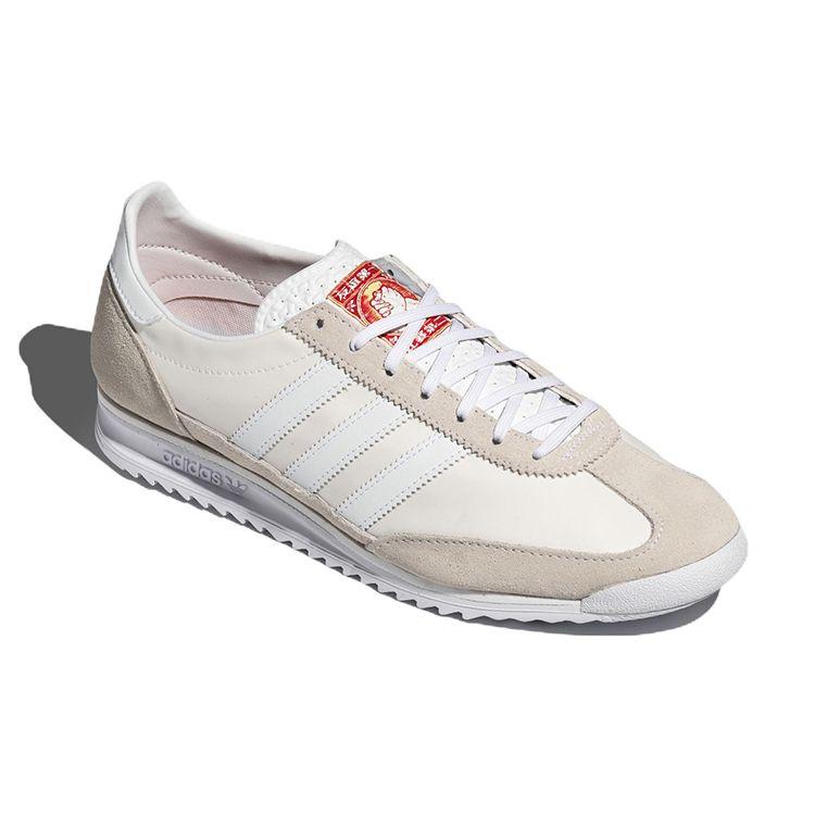 Adidas Originals Sl 72 Comfortable Versatile Low-Top Lifestyle Casual Shoes Unisex Sneakers Beige FY5251