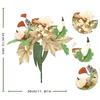 Foam Pumpkin Artificial Flower Bouquet Silk Leaves Halloween Decorative Flower  Thanksgiving