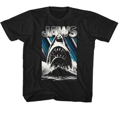 Jaws Jaws Youth Black Unisex T-shirt
