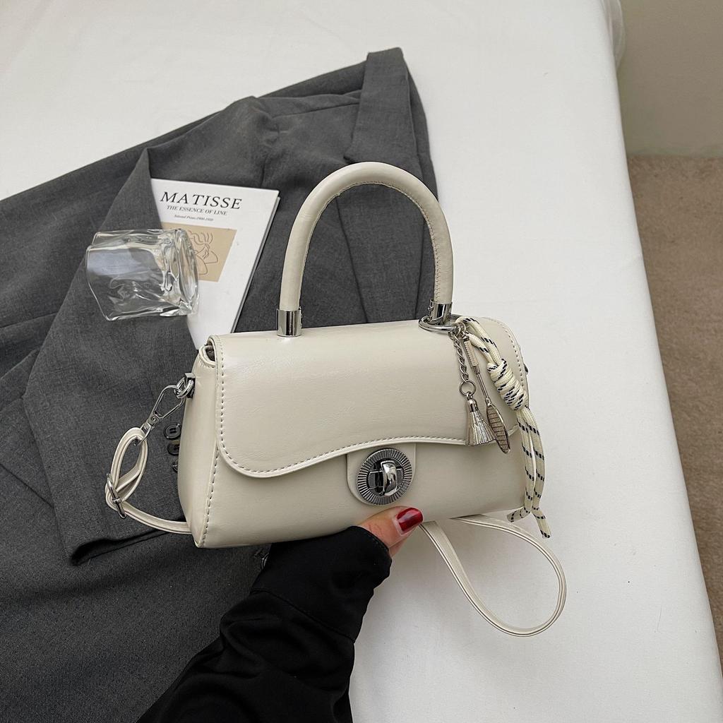 Korean portable bowling bag women's 2025 new trendy fashion shell bag versatile oblique span bag small square bag