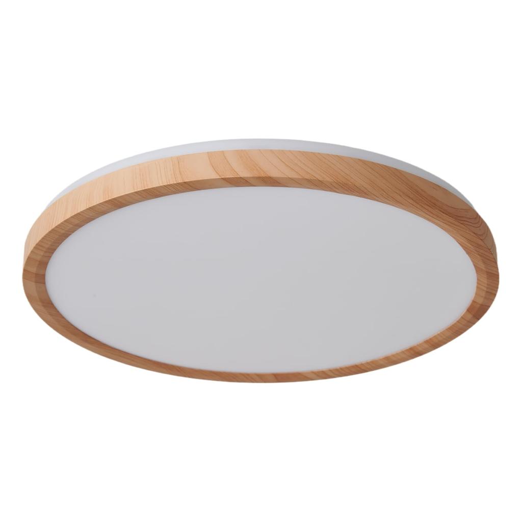 NIBOENOKI LED Ceiling Wood Grain for 6 Tatami Color Temperature Indirect Remote Timer Night Light Warm White to Daylight White Slim Energy No