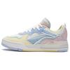 Li Ning Wave Rutschfest Leicht Niedrig geschnitten Skateboard Schuhe Damen Weiß Rosa Gelb AGCS030-2