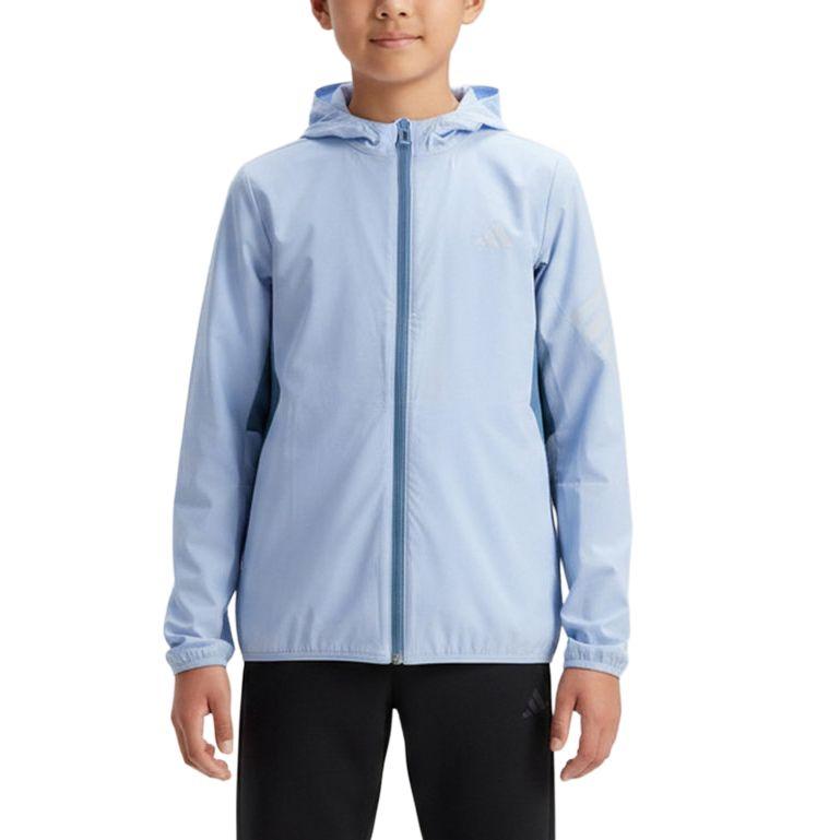 Adidas Sports Zip-Up Hoodie Long Sleeve Kids Men jackets KG5977 128