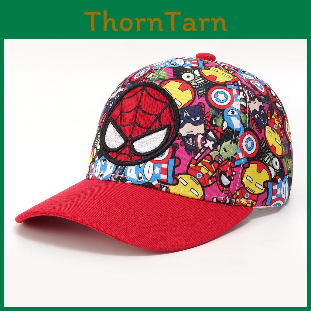 Spider Man Childrens Embroidered Baseball Cap With Sun Protection And Breathable Cotton For Spring Autumn Seasons