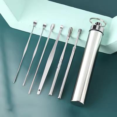 Ohrreiniger-Set, Ohrstocher, Ohrenschmalz-Entferner, Ohrlöffel, Kürette, Ohrreinigungsspirale, Ohrstocher, einfache Ohrenschmalz-Entfernung, Ohrreiniger-Kit, Gadget