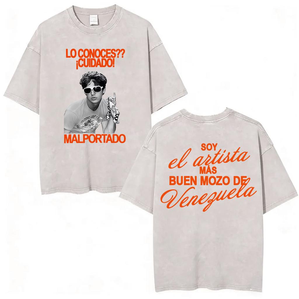 Magliette Vintage Lavate Uomo Donna Moda Hip Hop Pop Musica T Shirt Casual Larga Manica Corta Rawayana Veneka Band Album