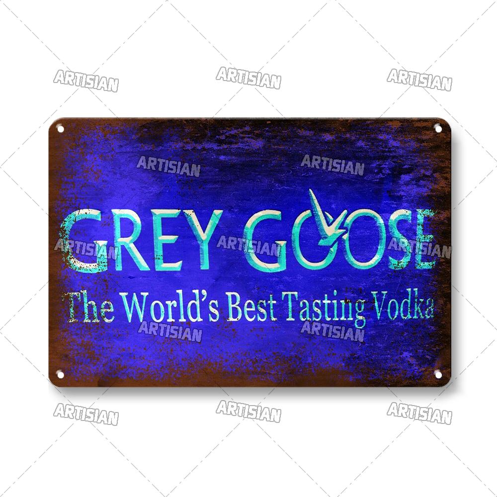 Wodka-Metallschilder, Dekoteller, Wein-Metallschild, Retro-Metallposter, Alkohol-Wandteller, Heimbar, Studio, Industrie-Dekor