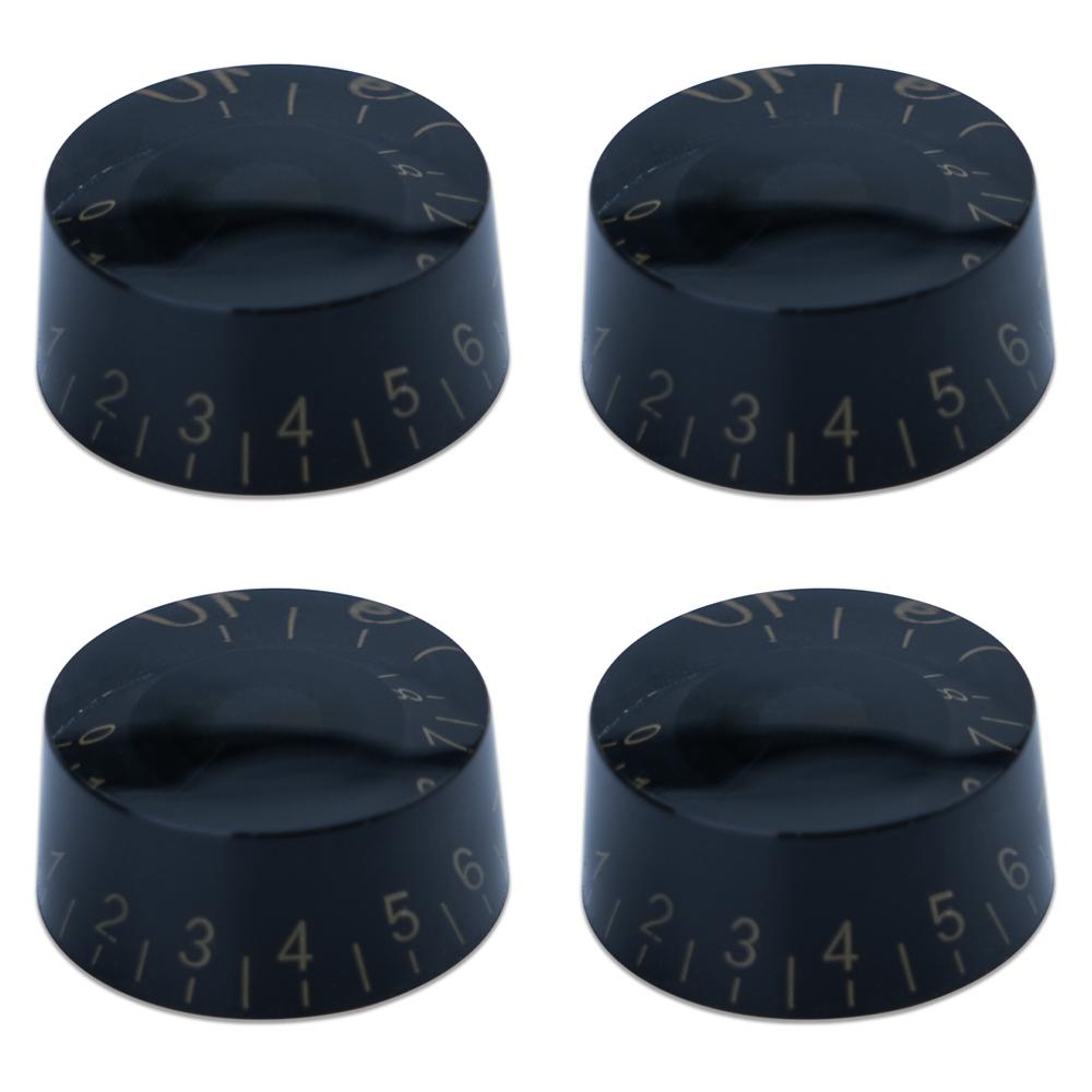 4pcs Guitar Volume Knobs Top Hat Knobs Speed Volume Tone Pedal Control Knobs for Electric Guitar Bass 29 Colors