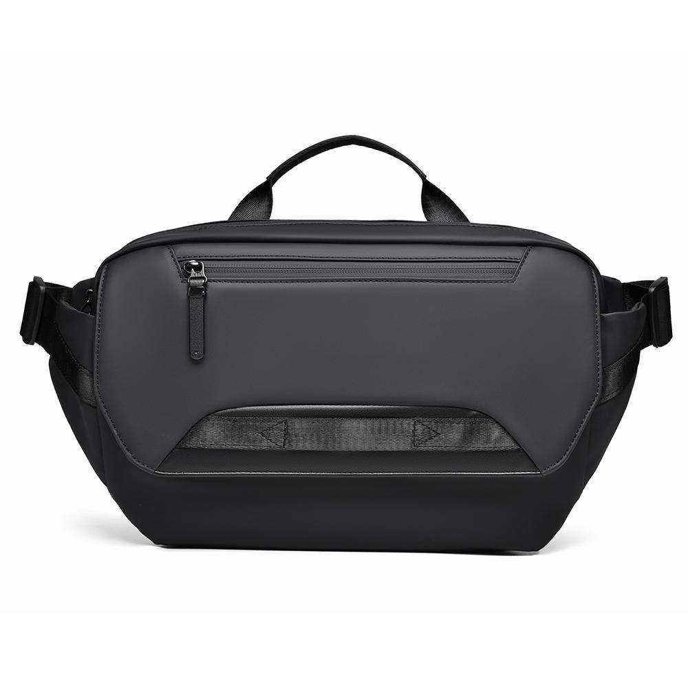 Unifarbene Umhängetasche Herren Multifunktionale Schultertasche Brusttasche