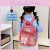 Children Capybara Printed Backpack Breathable Lightweight Cute Schoolbag Cartoon