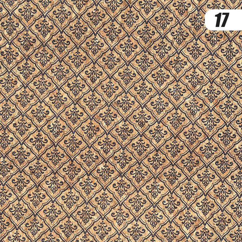 100x135cm Tkanina z nadrukiem korkowym Sztuczna skóra Wodoodporna Kolorowa Miękka Tkanina Korkowa Sofa Samochód Torba Dekor Mebli DIY Szycie Rzemiosło