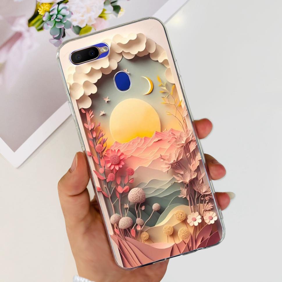 Silikon-Handyhülle für OPPO A5S Hülle AX5s CPH1909 Weiche TPU-Rückseite Für Oppo A7 AX7 CPH1901 CPH1903 Hüllen Capa Coque Fundas