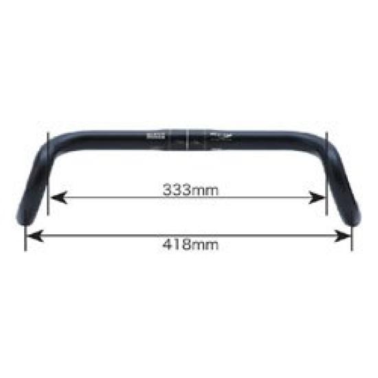 DIXNA Cross Bandy 26 Bar Clamp Drop Handle Soft V23P032 Soft Black Diameter 26.0mm Color/Size BK/S
