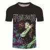 Summer Men's Casual Loose Size Graphic Jujutsu Kaisen Print Round Neck Short Sleeve T-shirt Top