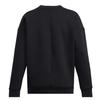 Under Armour Logo Comfortable Crew Neck Pullover Knit Sweatshirt Women Sweatshirt Black 1389288-001
