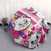 Aristocats, Marie Automatic Opening and Closing Umbrella - 8 Ribs Portable Folding Umbrella with Plastic Handle, Suitable for Leisure and Ha