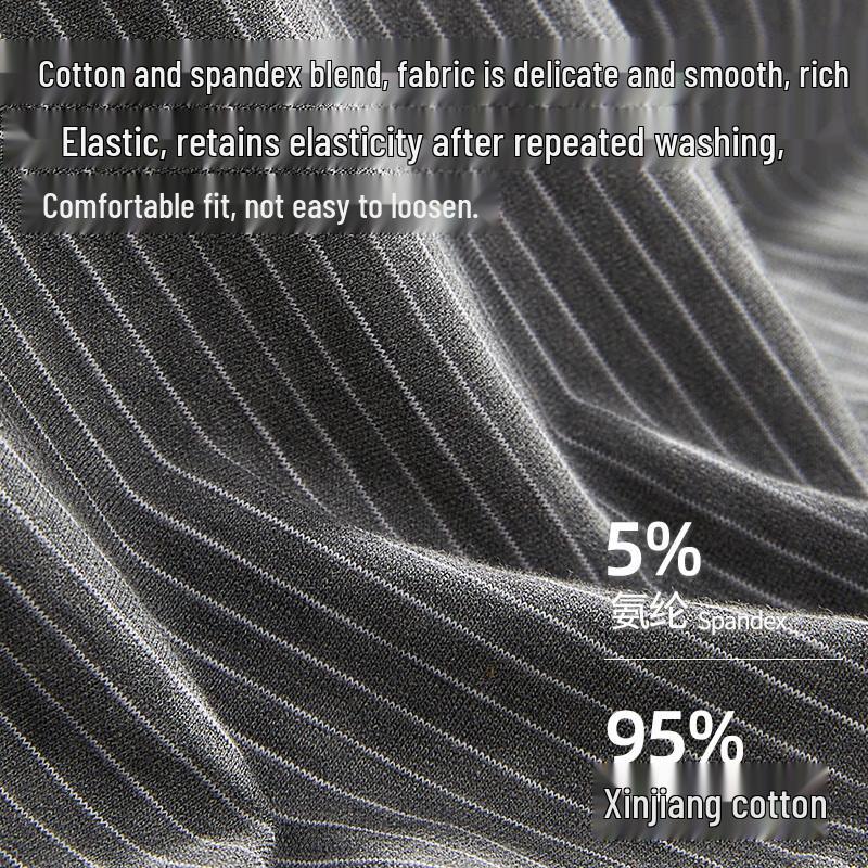 Nanjiren Men's Premium 10A Antibacterial Pure Cotton Boxer Briefs