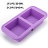 Silicone Freezer Mold with Lid Refrigerated Food Storage Box Food Box Silicone Ice Tray Mold Ice Box Crisper