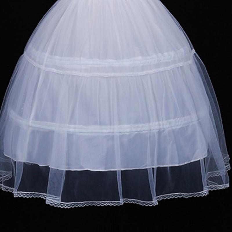 Petticoat Crinoline Short Half Slips Wedding Accessories 19.7 Inches White Hoop Skirt Vintage Underskirt for Women Girls
