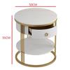Living Room Furniture Bedside Table Nordic Balcony Storage Cabinet Simple Modern Bedroom Round Endtables Hotel Porch Nightstands