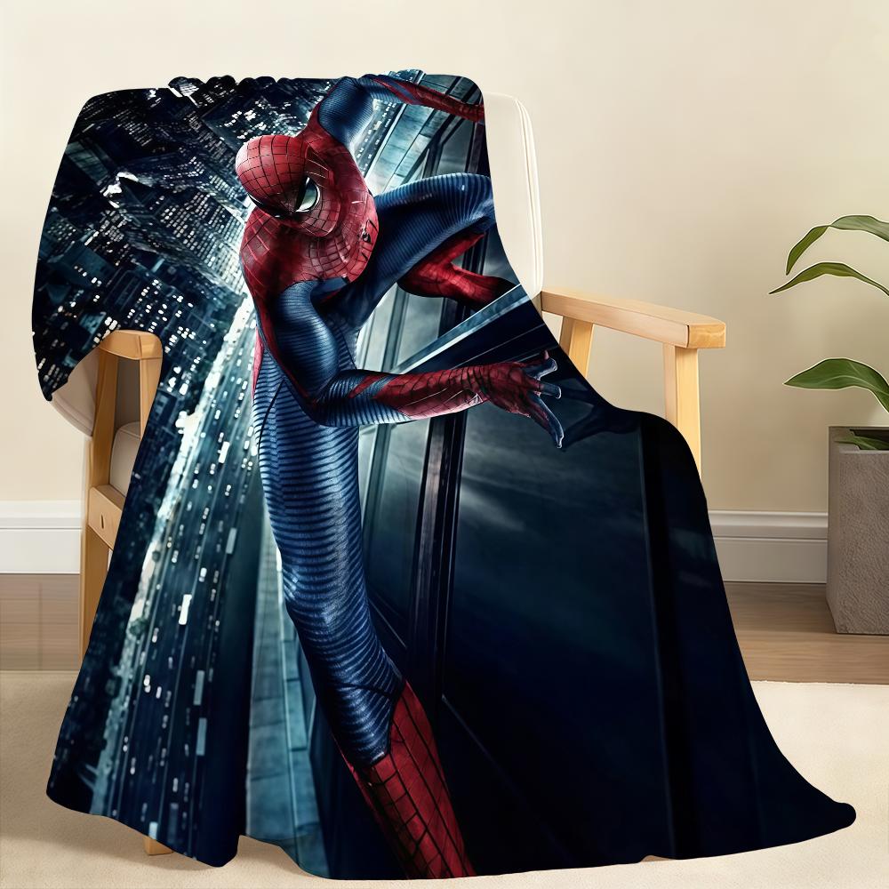 Cool S-Spider-ManS Blanket Soft Throw Blanket for Home Bedroom Bed Sofa Picnic Travel Office Rest Cover Blanket Gift