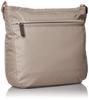 Isaac Nylon Taffeta Shoulder Bag, Vertical Style, Y62-01-03, Size 11, Gray