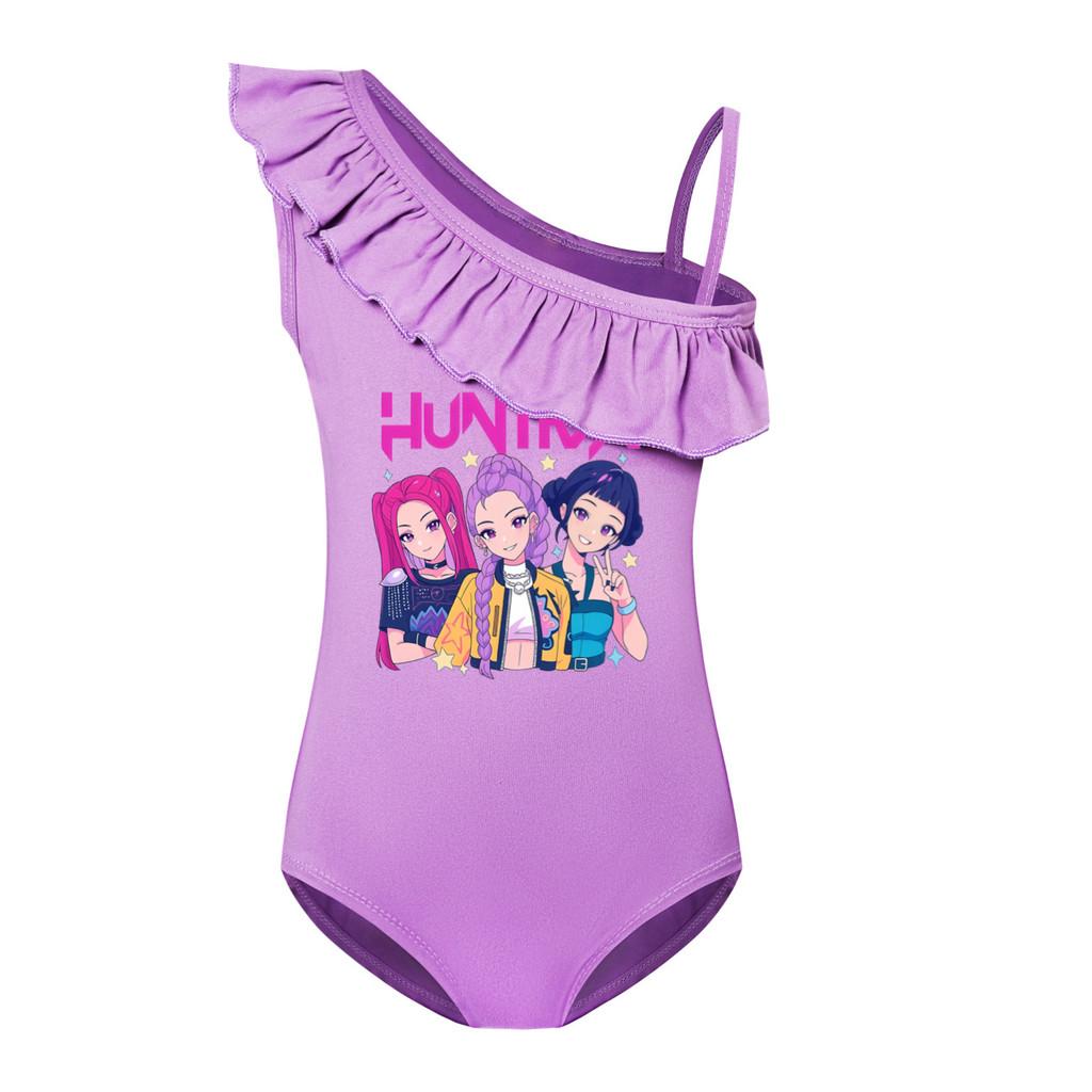 5025 Kinder Mädchen Rumi Mira Zoey Druck Badeanzug Schwimmen Einteiler Bodysuit Bademode