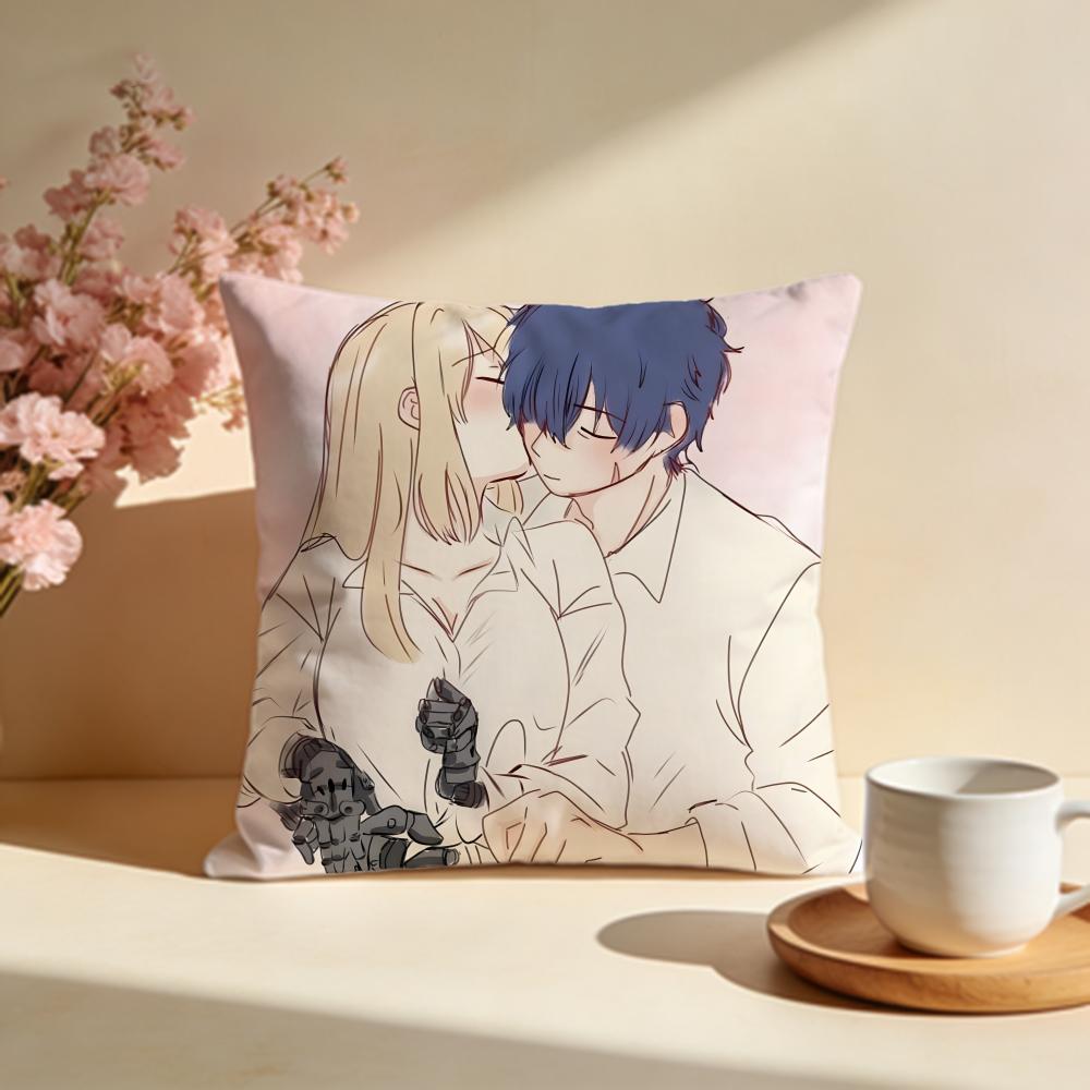 Stylish VViolet Evergardeniou Cushion Cover Stylish Washable Pillow Cover Ideal for Couch Bedroom Car Decoration