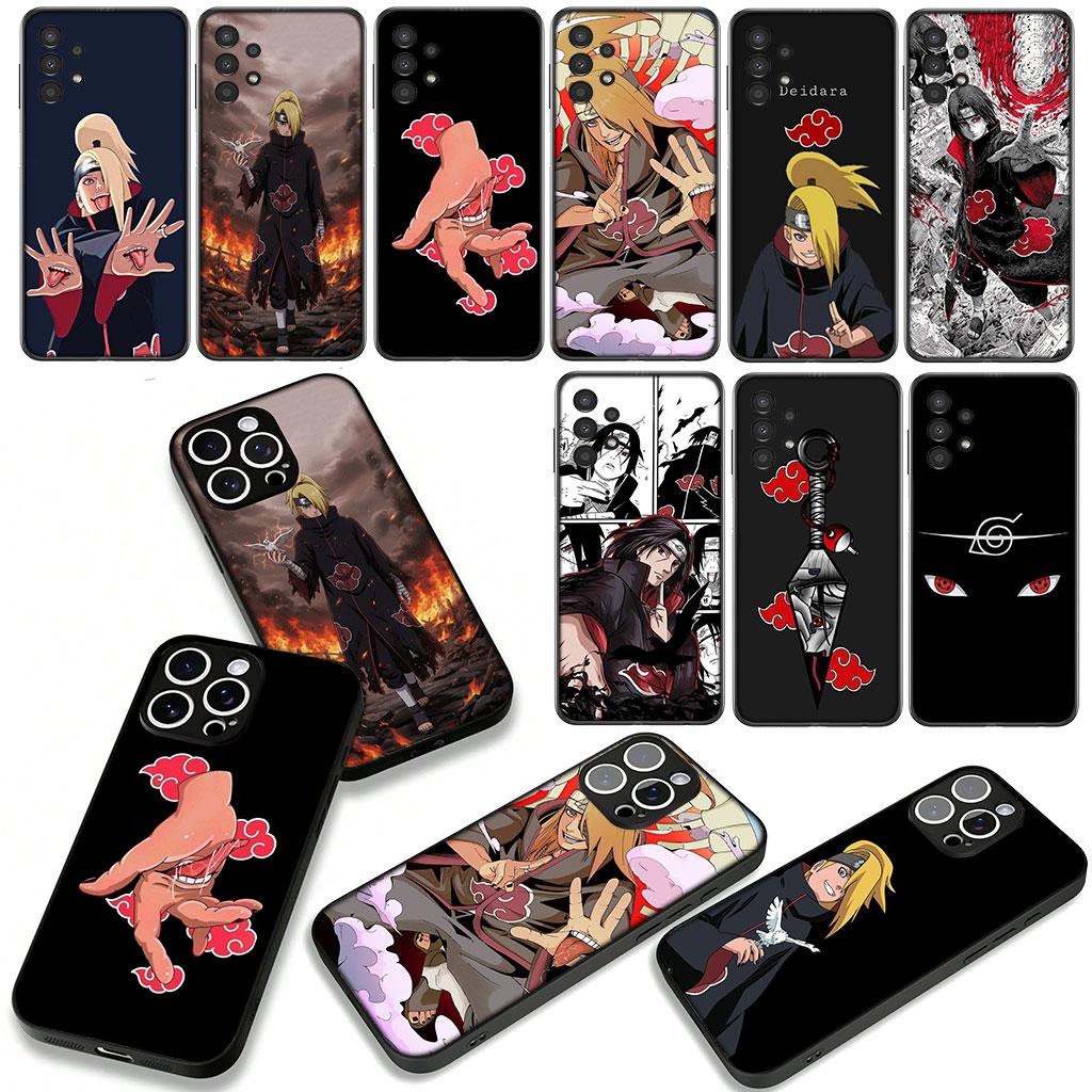 Cover for Apple iPhone 16 15 14 Plus 13 12 Mini 17 Pro Max + ProMax 16E Air 16+ 15+ Case Narutos Deidara Akatsuki Itachi Uchiha