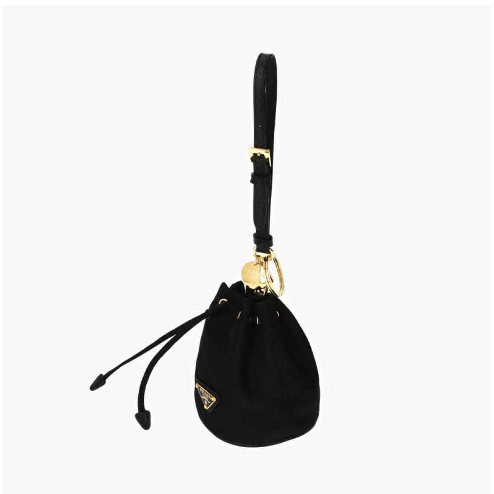Prada Re Nylon Triangle Logo Mini Bucket Pouch Bag 1tt202 2dmk F0632