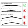uxcell Wiper Replacement Rubber, Wiper Rubber, Wiper , Wiper Strip, Width 0.3 X 0.4