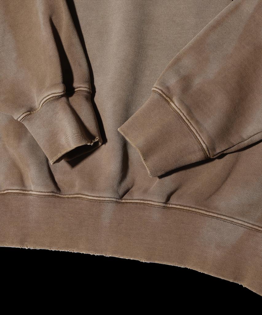 Ral Rar Sunfade Effect Vintage Sweatshirt_Faded Camel