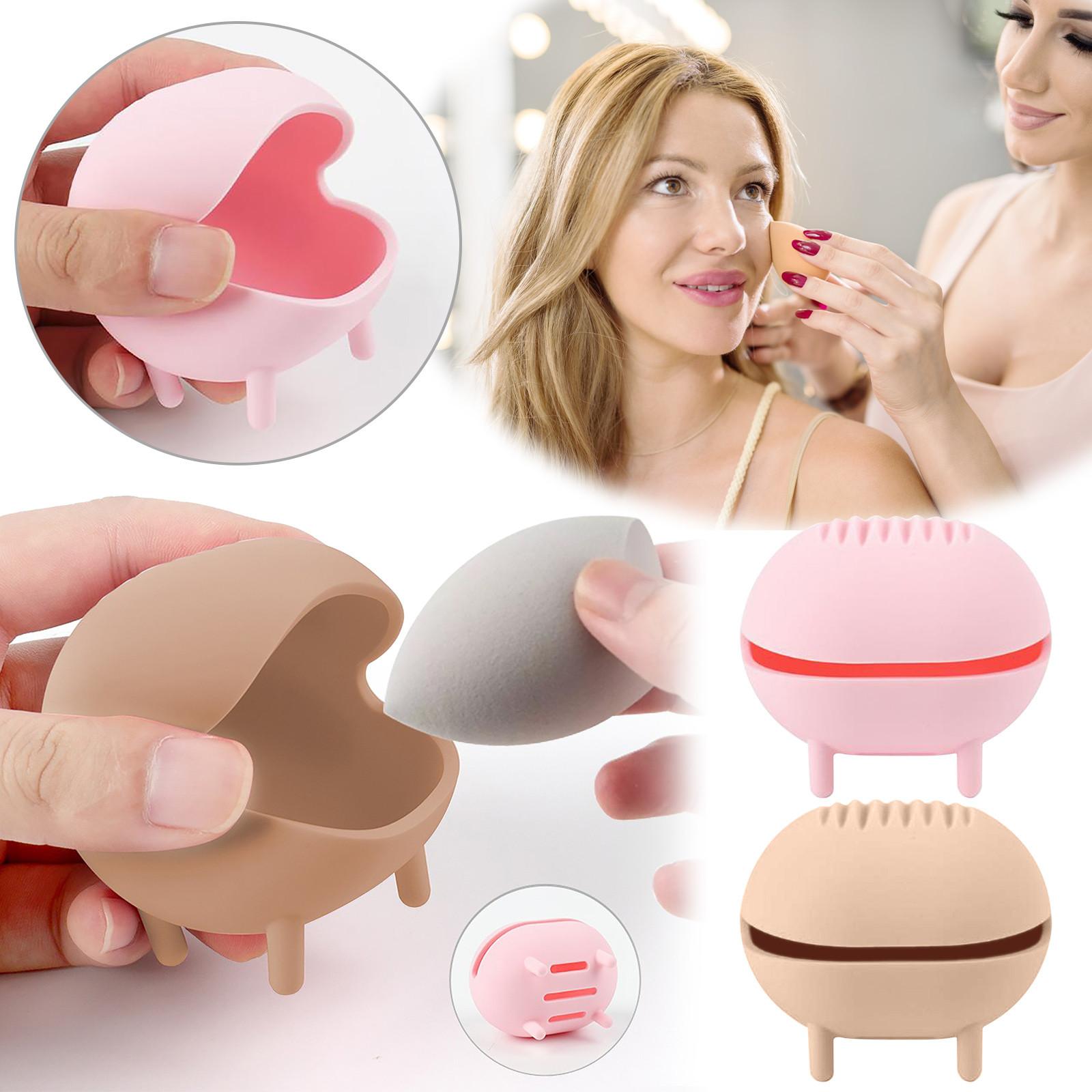 

6-цветный держатель губки для макияжа, дорожный чехол для губки красоты, ящик для хранения губки для макияжа