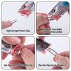 100Pcs High Strength Fishing Snapping Swivels Lures Connector Quickly Change Fishing Snapping Clip Fishing Accessories
