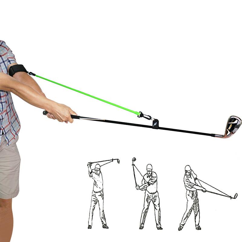 

Golf Swing Training Tool Swing Strength and Elasticity Training Rope Golf Teaching Trainer Equipment