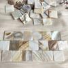 100g Square Mother of Pearl Mosaic Tiles Natural Shell Square Mosaic Pieces for Home Decoration Crafts materials hobbies 97