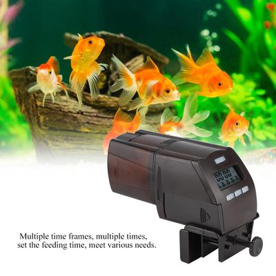 Automatic Fish Feeder, Intelligent Electric LCD Feeder Automatic Fish Fish Food Vacation Feeder Auto Auto Clip Fixing for Fish   Aquarium