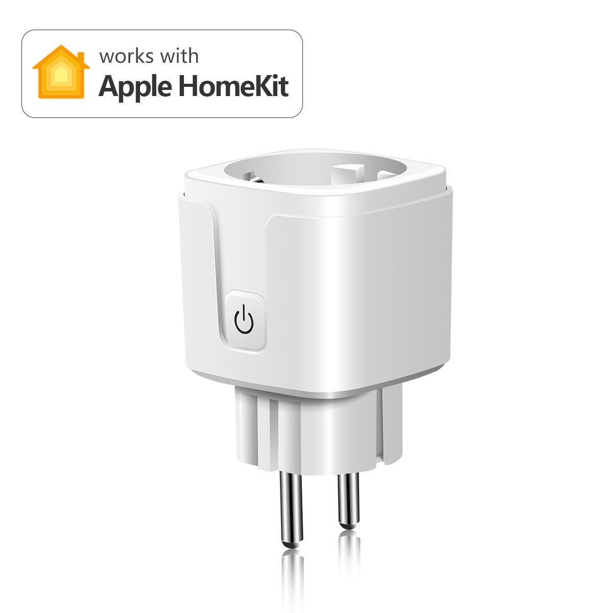 

Розумний дім Smart Homekit EU/US WIFI Plug Adapter Siri Голосове керування Бездротова розетка Робота з Apple Homekit EU Plug