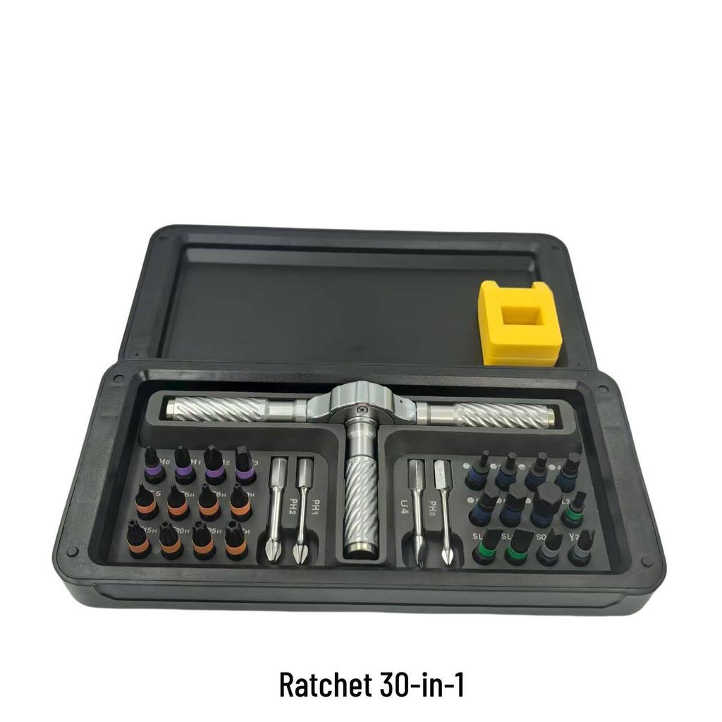 42-in-1 Multifunktions-Ratschenschraubendreher-Set mit hochharten S2-Stahlbits