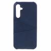 For Samsung Galaxy A55 5G Case Shockproof 2 Card Slots PU+PC Phone Cover
