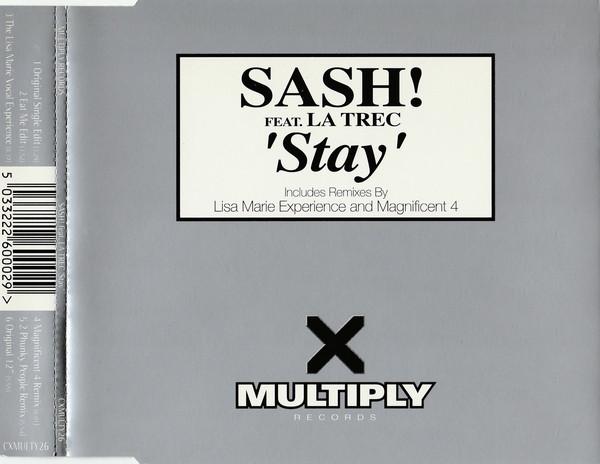 

CD SASH!, LA TREC - Stay CXMULTY26 Multiply Record 1997 UK Dance & Electronica Used
