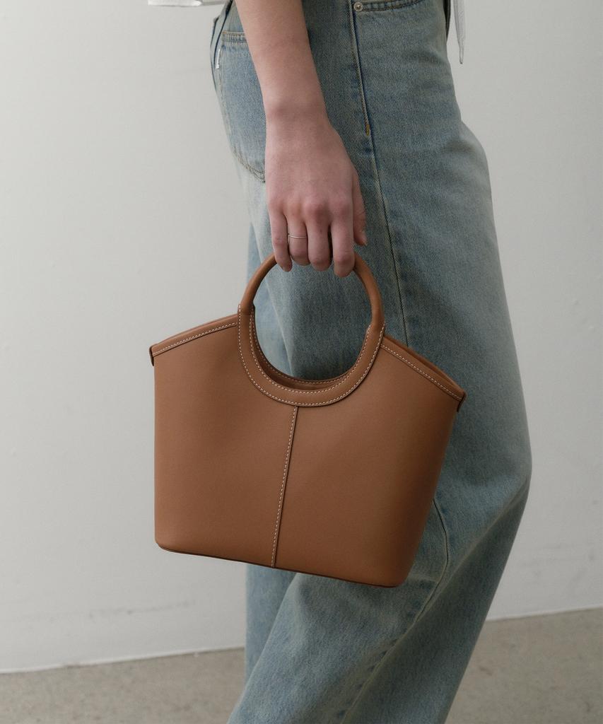 Ostkaka Fiore Mini Tote Brown
